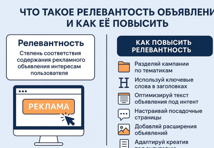Что такое релевантность объявления и как её повысить