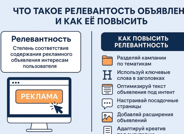 Что такое релевантность объявления и как её повысить