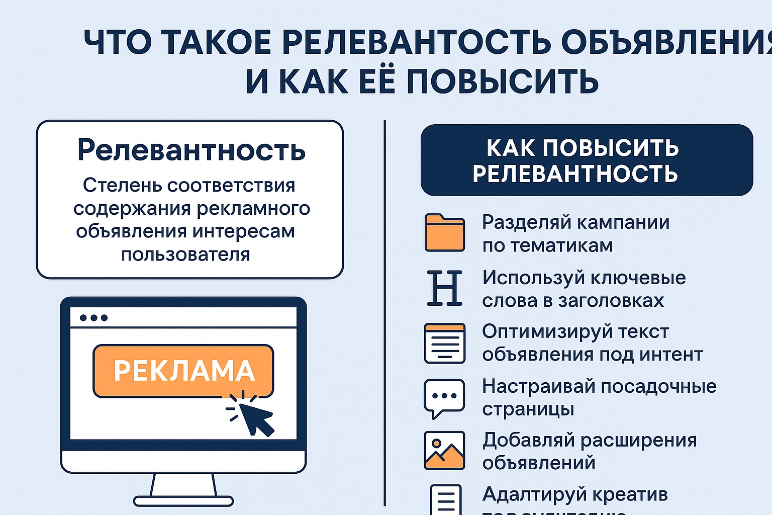 Что такое релевантность объявления и как её повысить