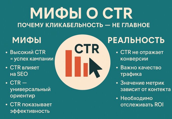 Мифы о CTR: почему кликабельность — не главное