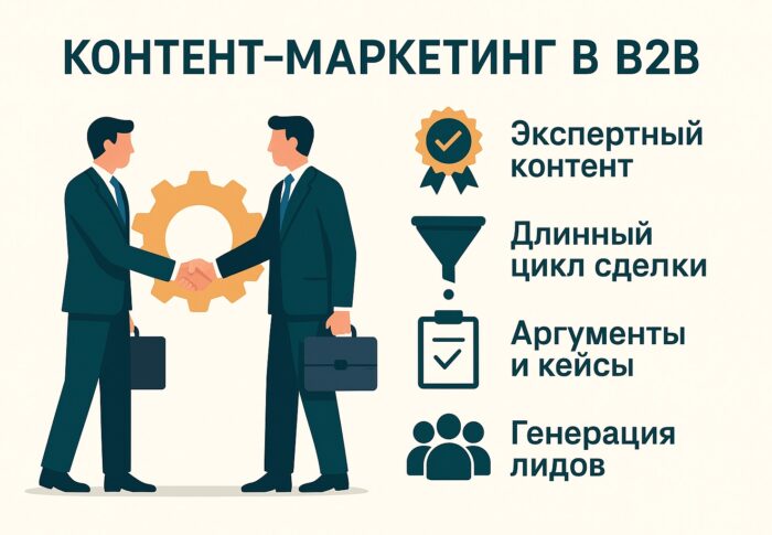 Контент-маркетинг в B2B: особенности и приёмы