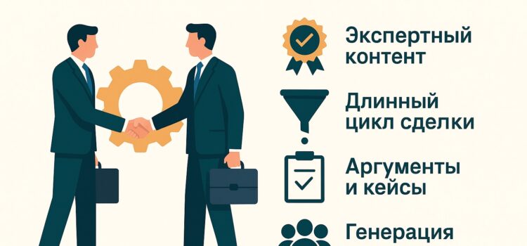 Контент-маркетинг в B2B: особенности и приёмы