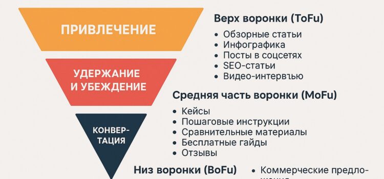 Что такое контент-воронка и как её построить